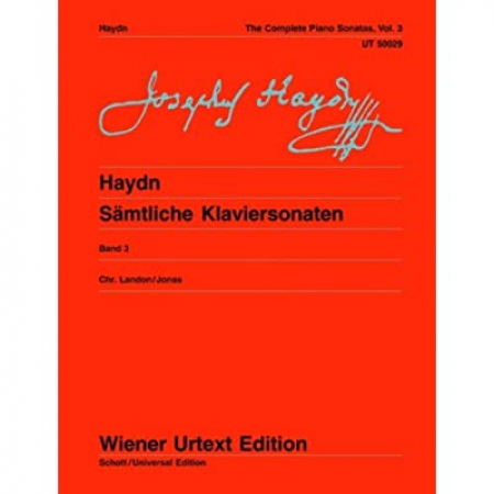 Sämtliche Klaviersonaten / Joseph Haydn ; nach Autographen, Abschriften und Erstdrucken herausgegeben von Christa Landon ; Fingersätze von Oswald Jonas. Band 3